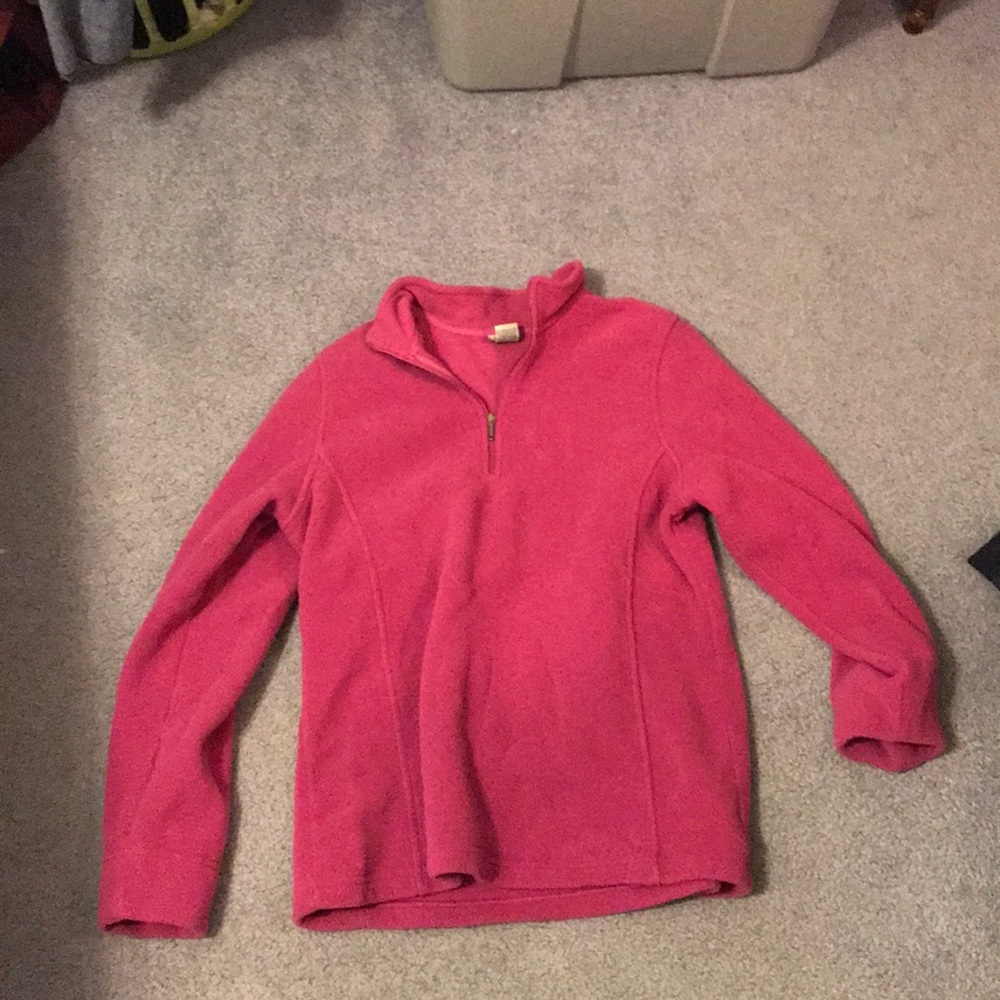 LL Bean Fleece Quarter Zip